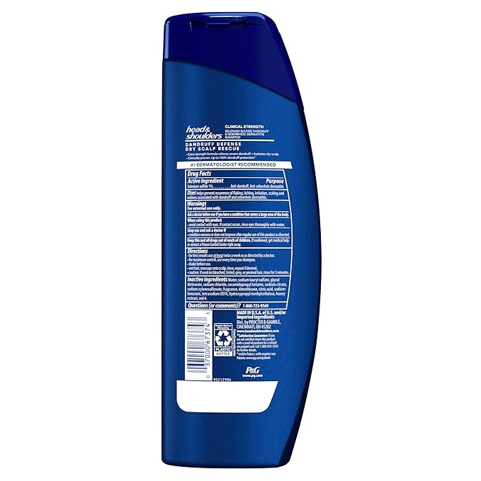 Head & Shoulders Clinical Dandruff Defense + Dry Scalp Rescue Shampoo 13.5 oz Twin Pack