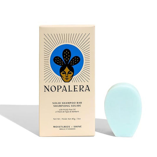 Nopalera Shampoo Bar - Moisturize and Shine, For Dry or Curly Hair, Color Safe, Paraben Free, Silicone & Sulfate Free, Made With Prickly Pear Oil (3.65 oz)