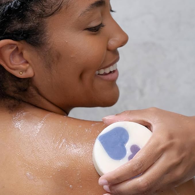 ANIHANA Handcrafted Natural Soap with Coconut Oil, Gentle Cleansing, Paraben Free, Refreshing Lavender Love Scent, 4.23 oz