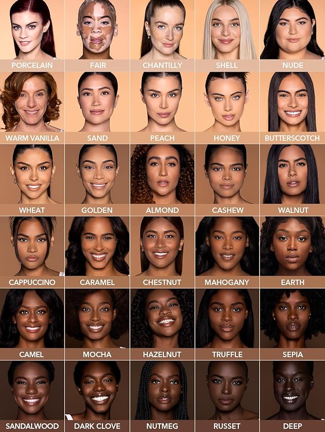 SHEGLAM Hydrating Cream Full Coverage Foundation Balm Long Lasting Concealer Face Foundation for Dry Skin - Earth