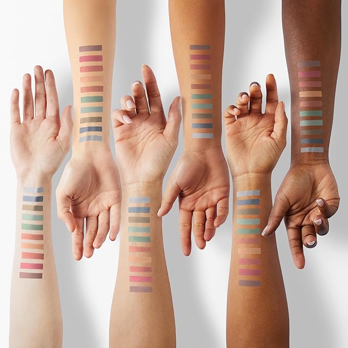 Profusion Cosmetics 10 Shade Eyeshadow Palette - High Pigmented Multi-Finish Colors, Vegan & Cruelty-Free, Create Stunning Looks On-the-Go - Travel-Friendly & Versatile Makeup, Meadow