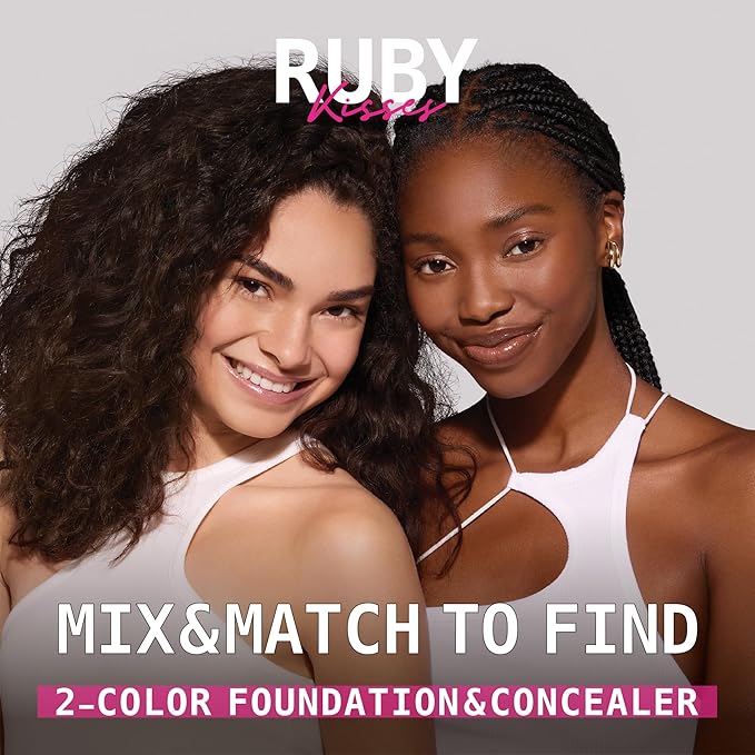 Ruby Kisses 3D Face Creator Cream Foundation & Concealer, 12 Hours Long Lasting, Medium to Full Coverage, Non-Greasy, Ideal for Makeup & Contour Palette (Level 11)