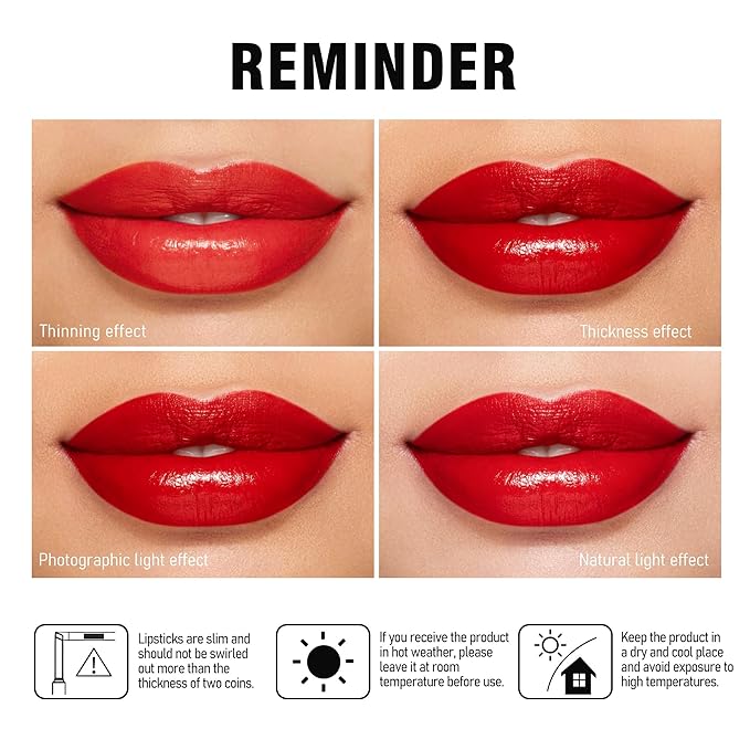 MAKI YIKA Moisture Light Brown Lipstick for Women Hydrate Lip Gloss for Dry Cracked Lips Weightless Glossy Lip Color Juicy Finish,M050 Milk Brown