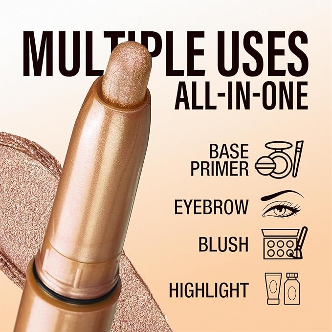 Jolilab Eyeshadow Stick Set, 4 Colors Matte Professional Bright-Colored Contouring and Highlight Stick, Cream Waterproof Long Lasting High Pigmented Eye Shadow. (4, 01+05+06+07)