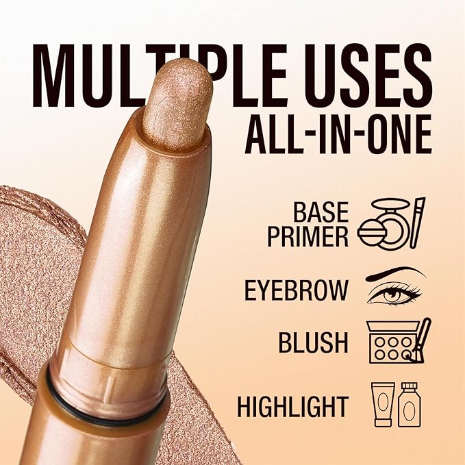 Jolilab Eyeshadow Stick Set, 2 PCS Matte Professional Bright-Colored Contouring and Highlight Stick, Cream Waterproof Long Lasting High Pigmented Eye Shadow (2, 05+21 2pcs)