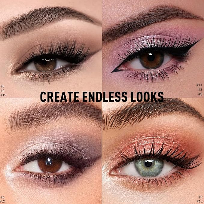 Eyeshadow Stick Light Taupe, Matte Cream Eye Shadow Stick Waterproof Nude Neutral Eyeliner Brightener Pencil Crayon Long-Lasting Eye Highlighter Makeup for Older Women Easy to Use High Pigmented