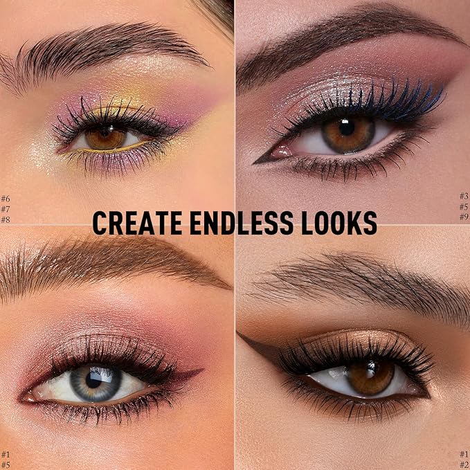 Eyeshadow Stick Matte Eye Shadow Pencil Cream to Powder Eye Brightener Crayon Long-Lasting Crease-Proof Neutral Eyeshadow Buildable Blendable High Pigmented Eye Liner Makeup for Women, 7 YELLOW