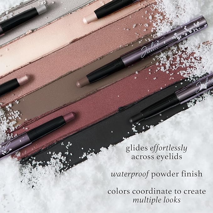 Julep Eyeshadow 101 Crème-to-Powder Eyeshadow Stick Palette-Style Creme-to-Powder 12 Piece Gift Set- Daylight and Moonlight Kit