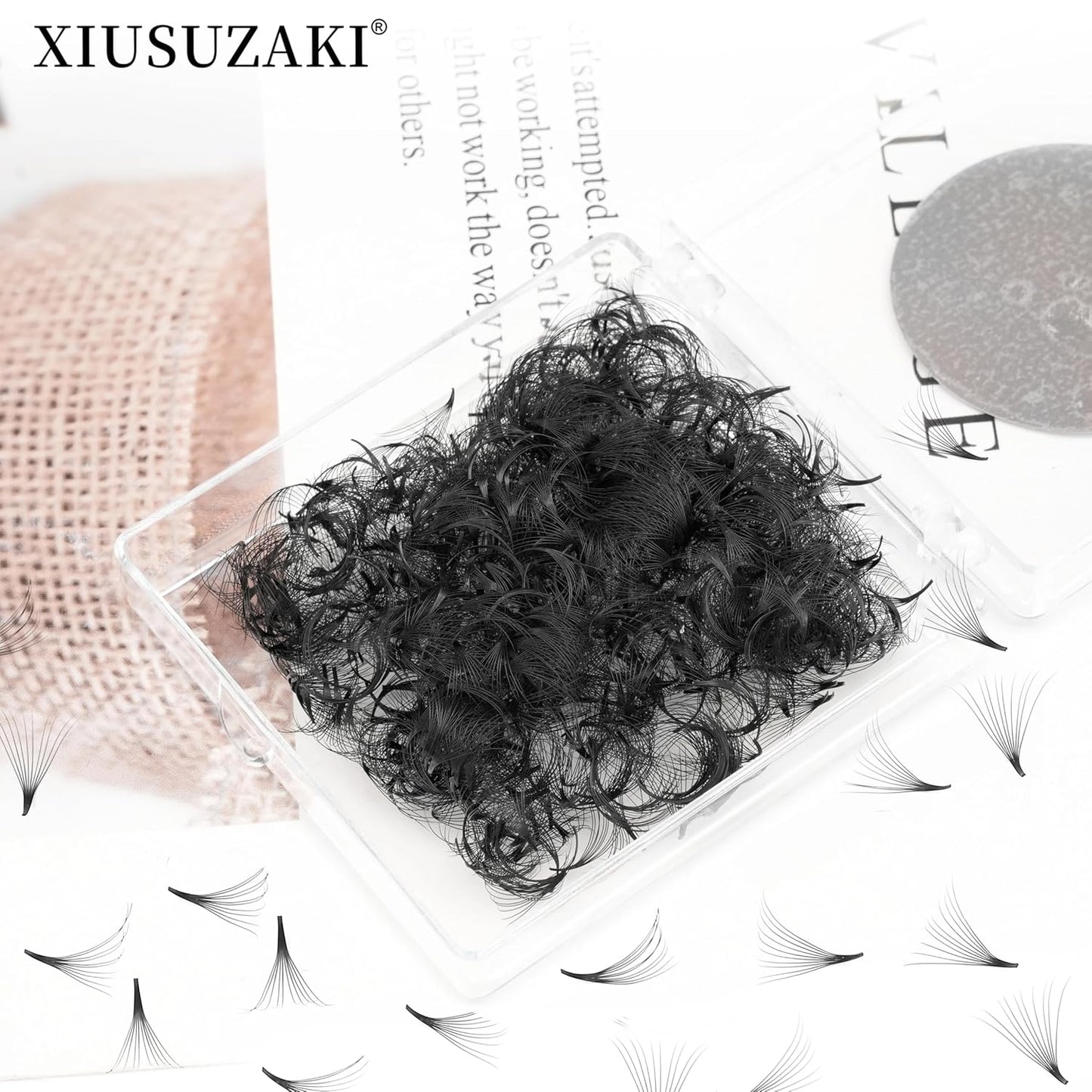 Handmade Premade Fans 600 Fans 10D 0.03mm, C Curl Mix, Soft Fluffy Lash Extensions 13-20mm